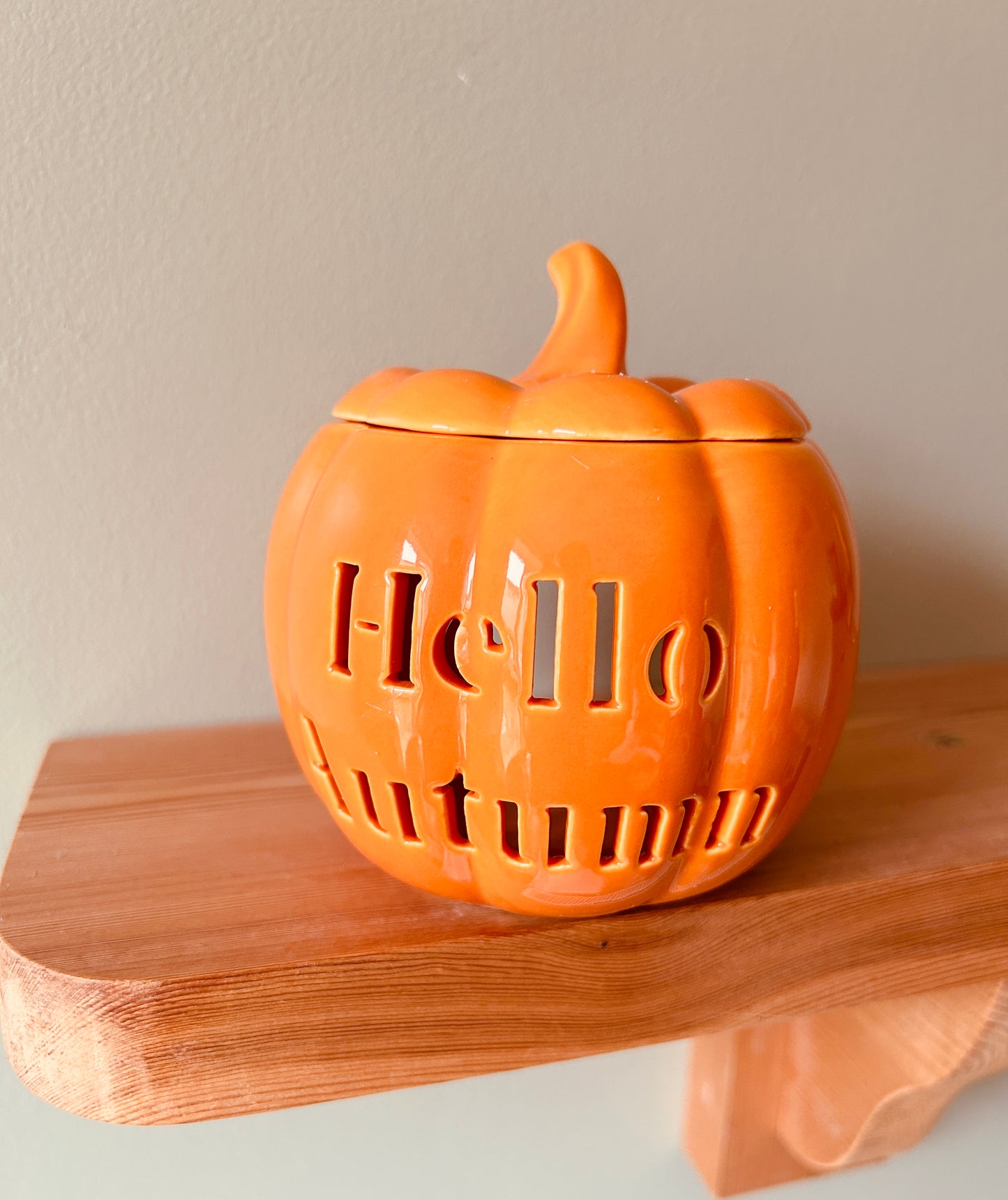 Hello Autumn Pumpkin Wax Melt Burner