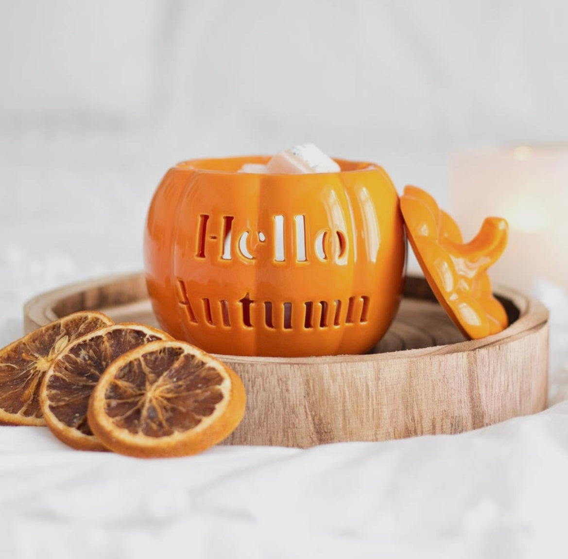 Hello Autumn Pumpkin Wax Melt Burner