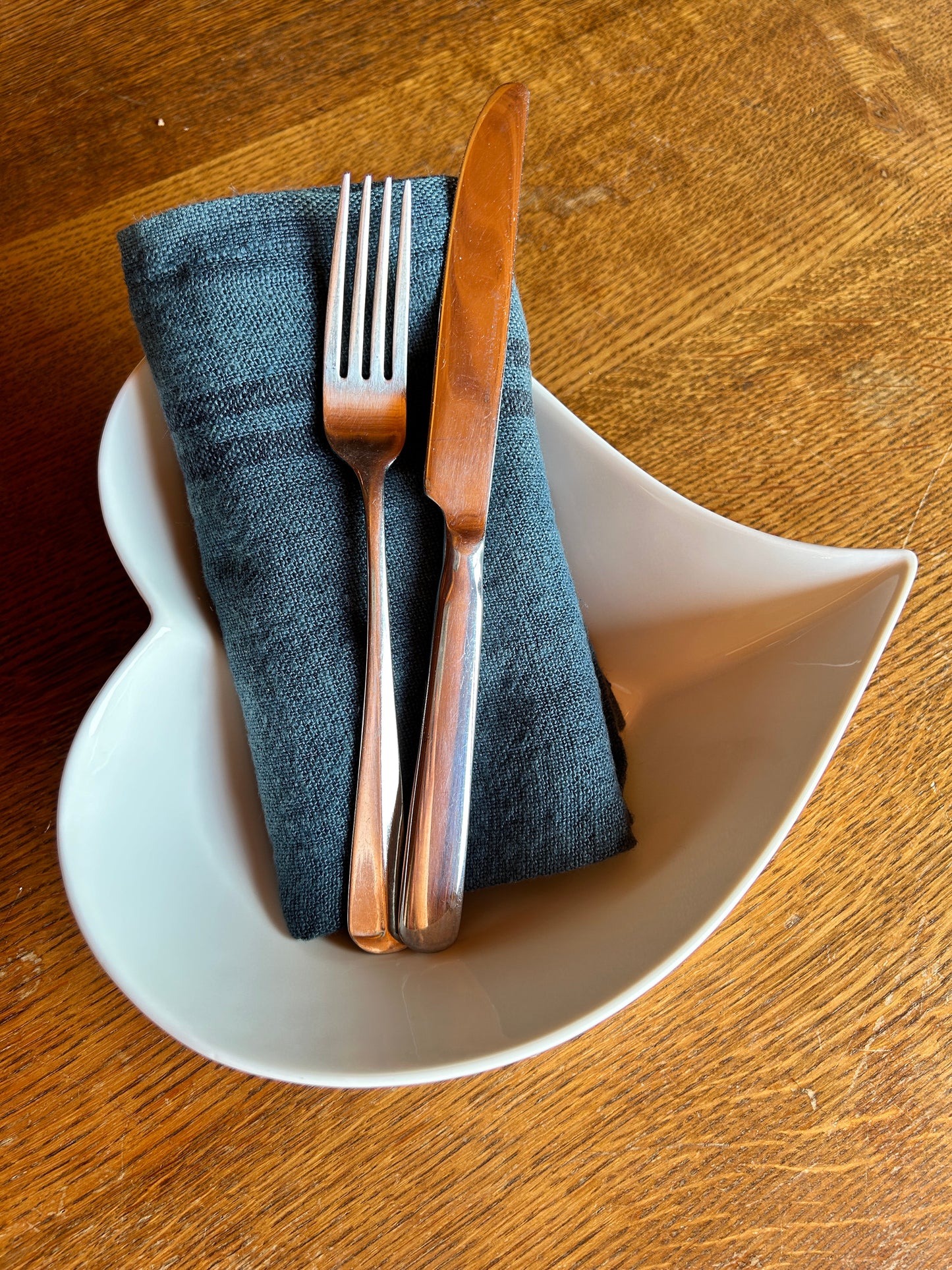 Large Pre-washed French Country Linen Tea Towels from Charvet Editions