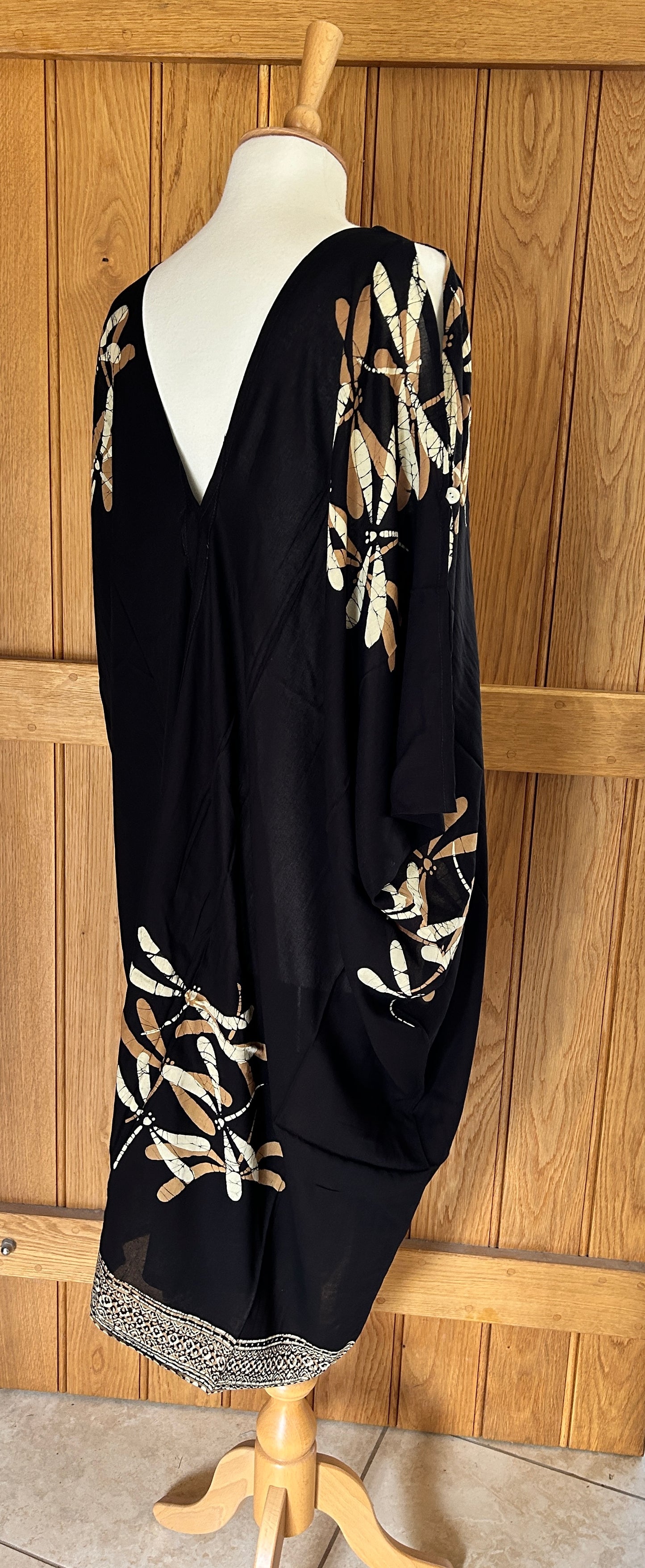 Dragonfly Kaftan with Off The Shoulder Detail