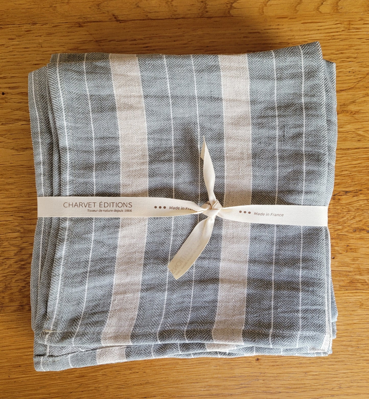 Pure Linen Stripe Napkins