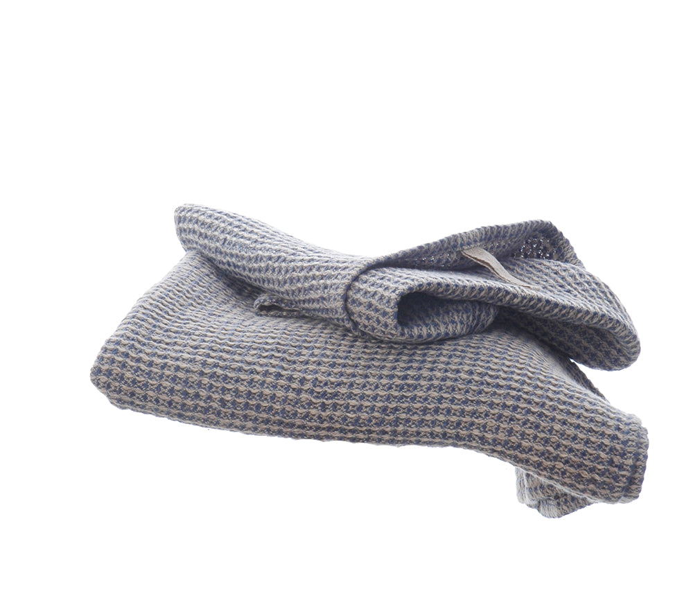 Super Soft Waffle Linen Guest Hand Towels with Hanging Loop 30x55cm