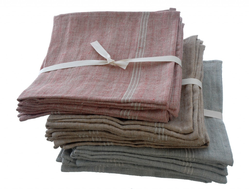 2 Pure French Linen Table Napkins 3 Colour Choices