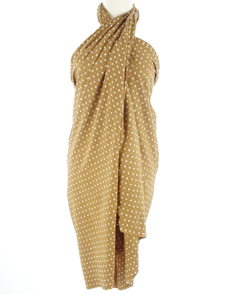 gold diamonds batik sarong