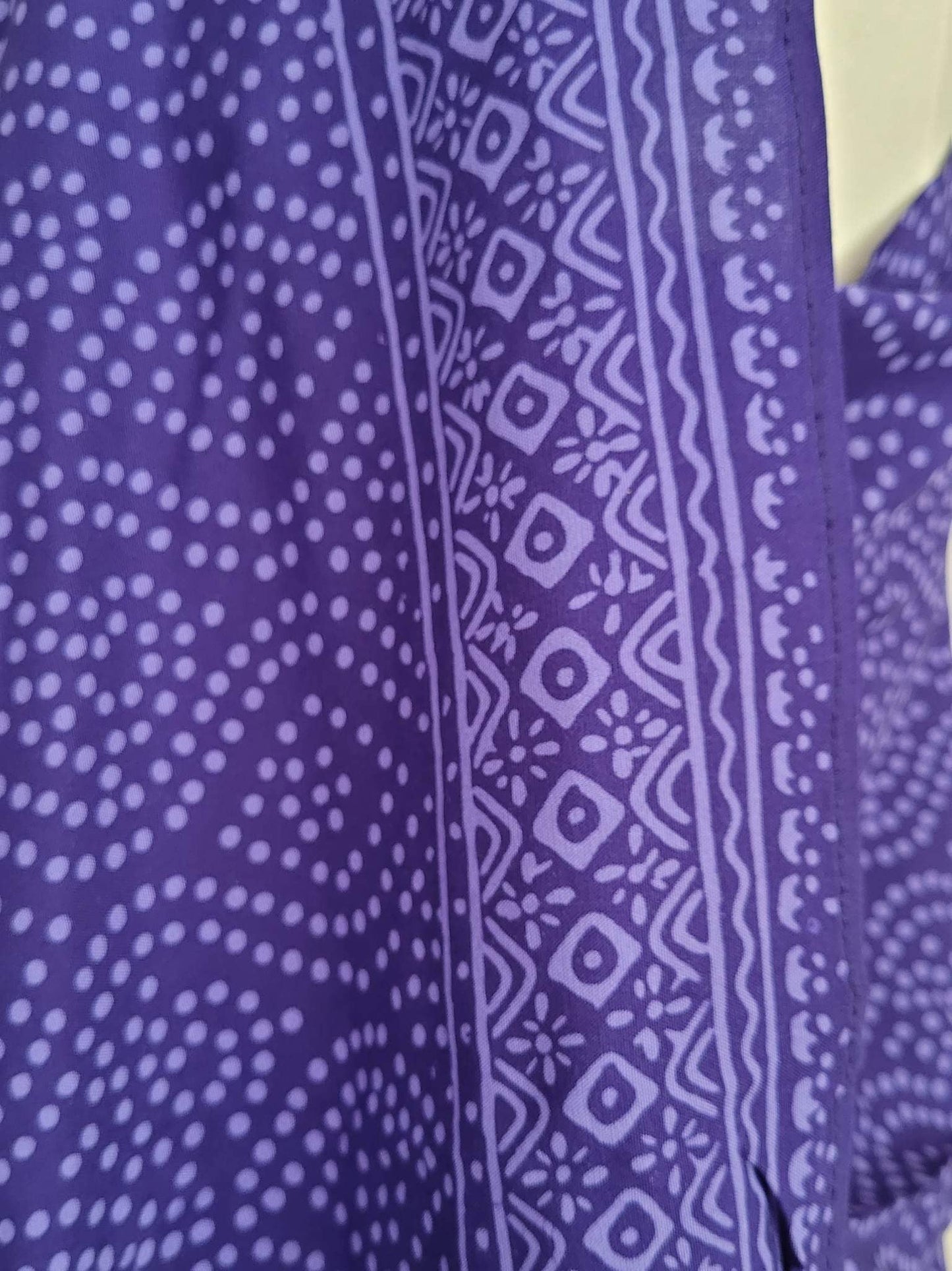 Pointillism Indigo Batik Sarong