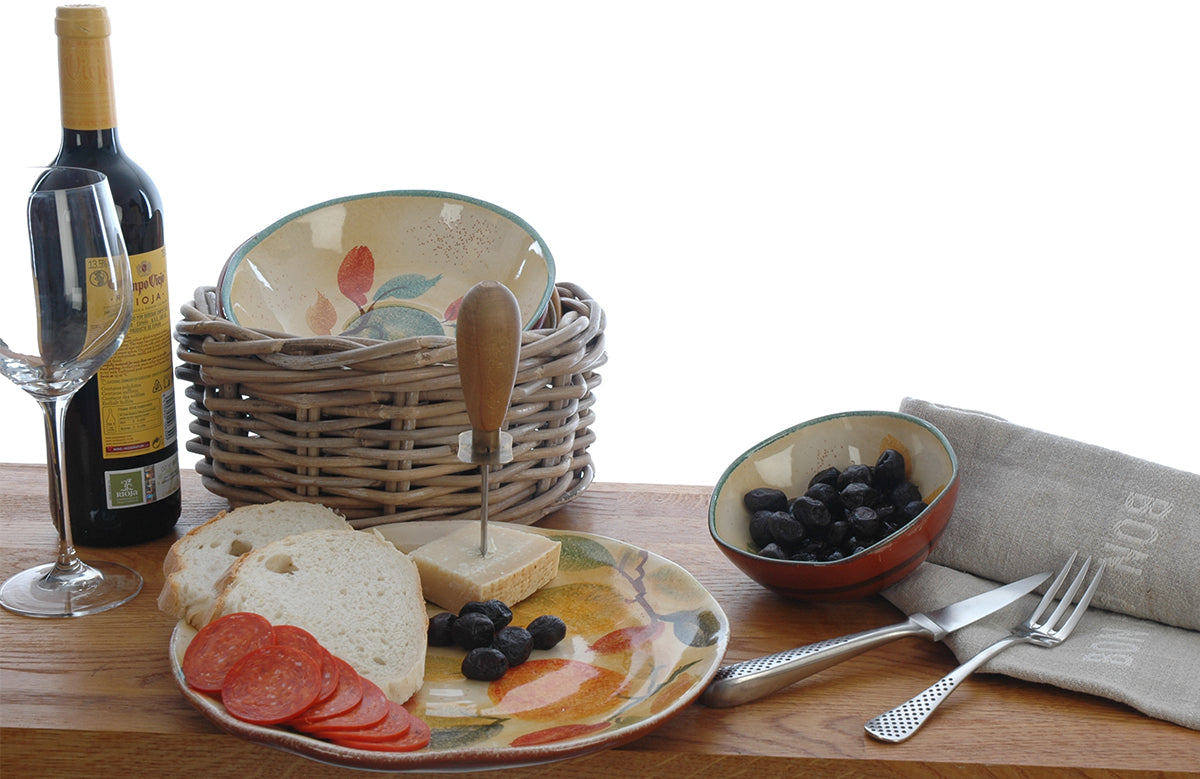 Modigliani Ceramic Pasta/Tapas Bowl Completely Handmade by Italian Artisans