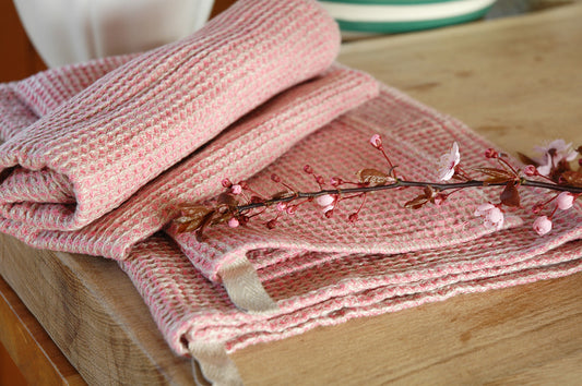 Pure linen guest hand towels