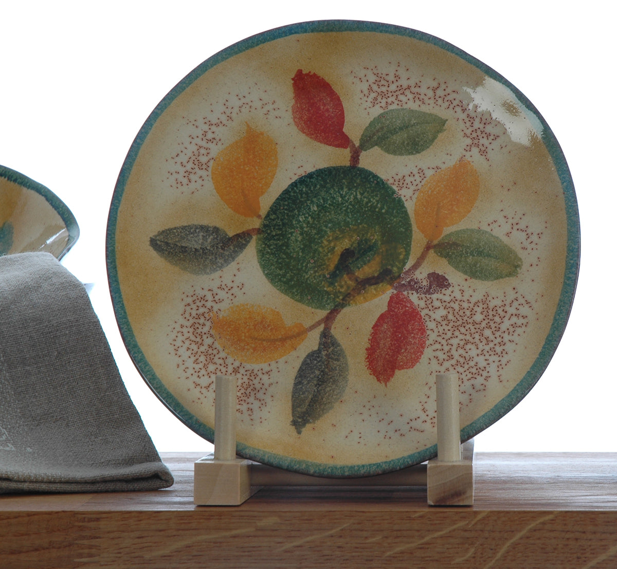 Modigliani Ceramic Tapas Plates Completely Handmade by Italian Artisans