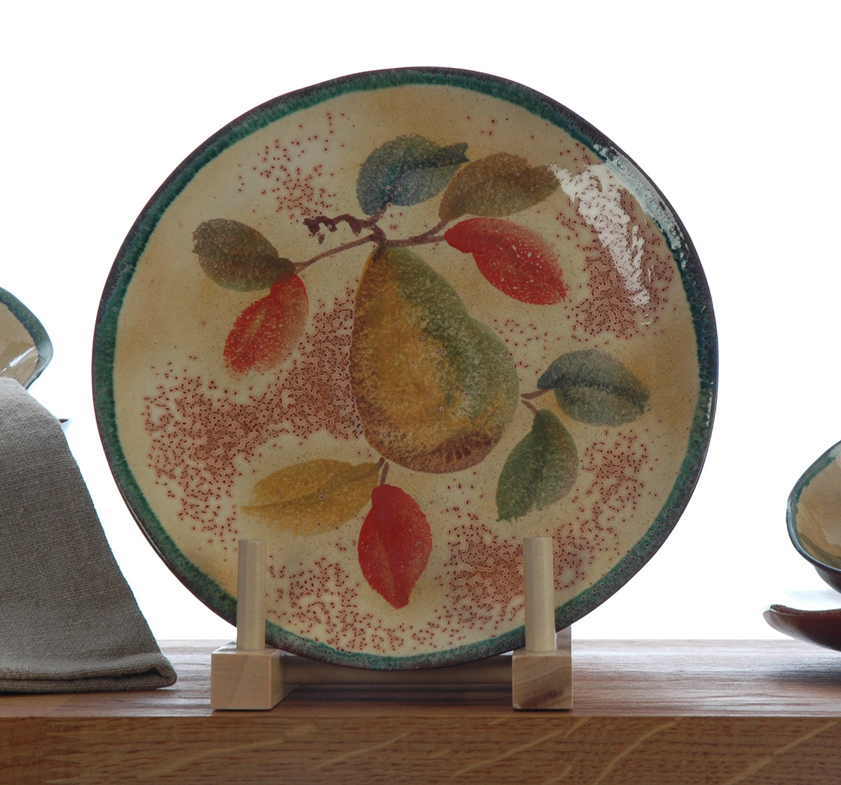 Modigliani Ceramic Tapas Plates Completely Handmade by Italian Artisans