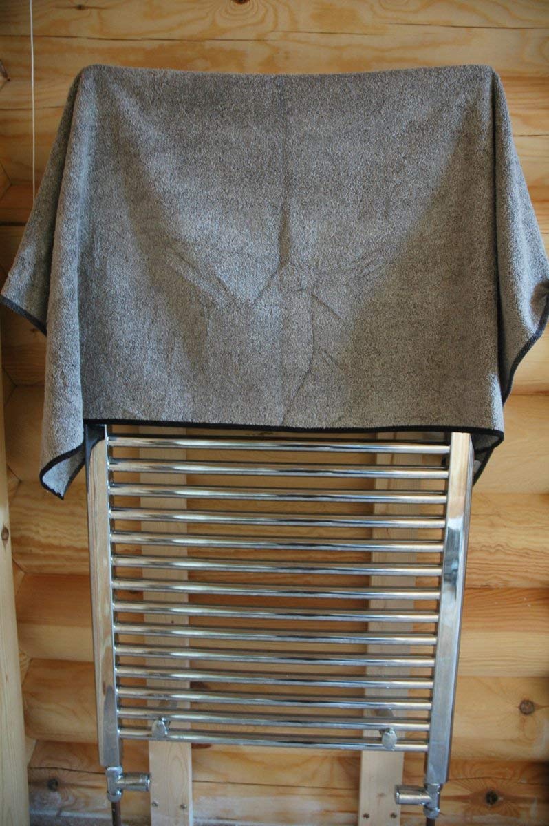 Terry Linen Large Towel with Robust Useful Hanging Loop 65x125cm