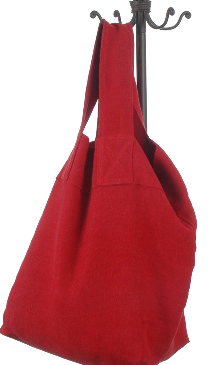 Extra Strong Travel Shoulder Bags in Heavy Weight Linen