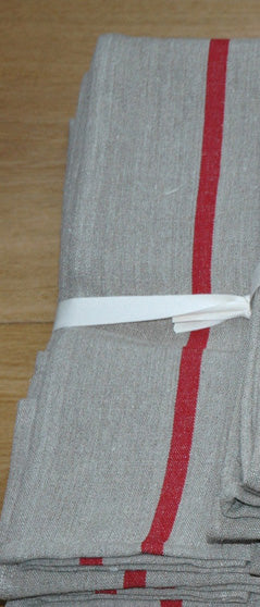Pure Pre-Washed Linen Tea Towels from The Rainbow Collection