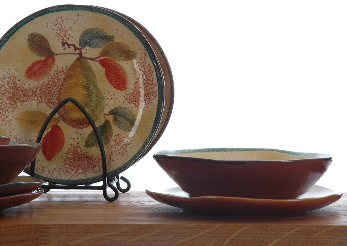 Modigliani Ceramic Tapas Plates Completely Handmade by Italian Artisans