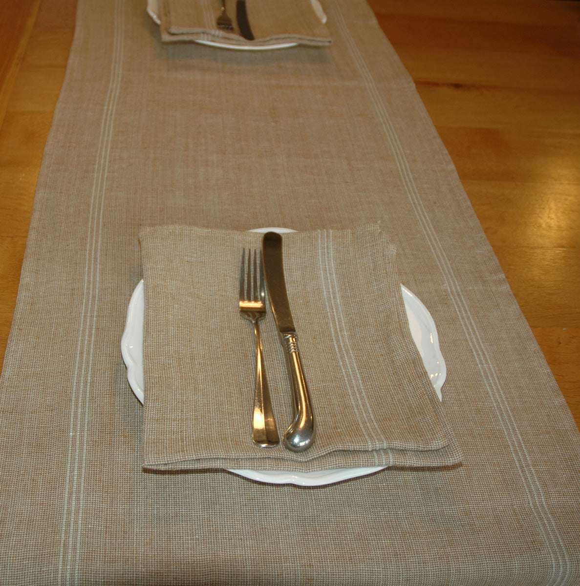 2 Pure French Linen Table Napkins 3 Colour Choices