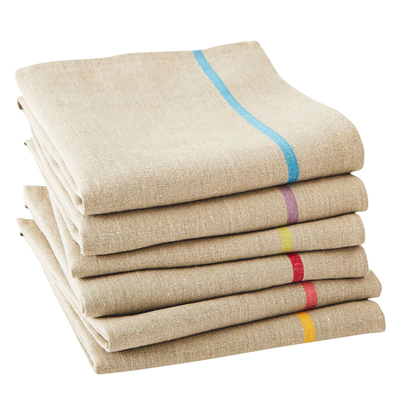 Pure Pre-Washed Linen Tea Towel from The Rainbow Collection