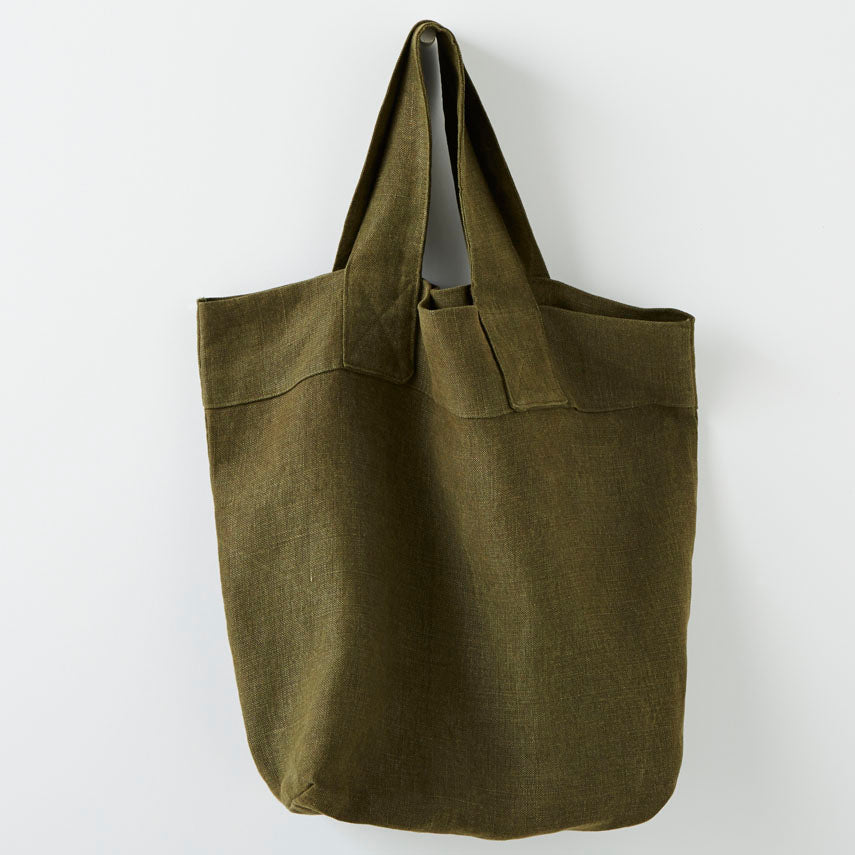 Extra Strong Travel Shoulder Bags in Heavy Weight Linen