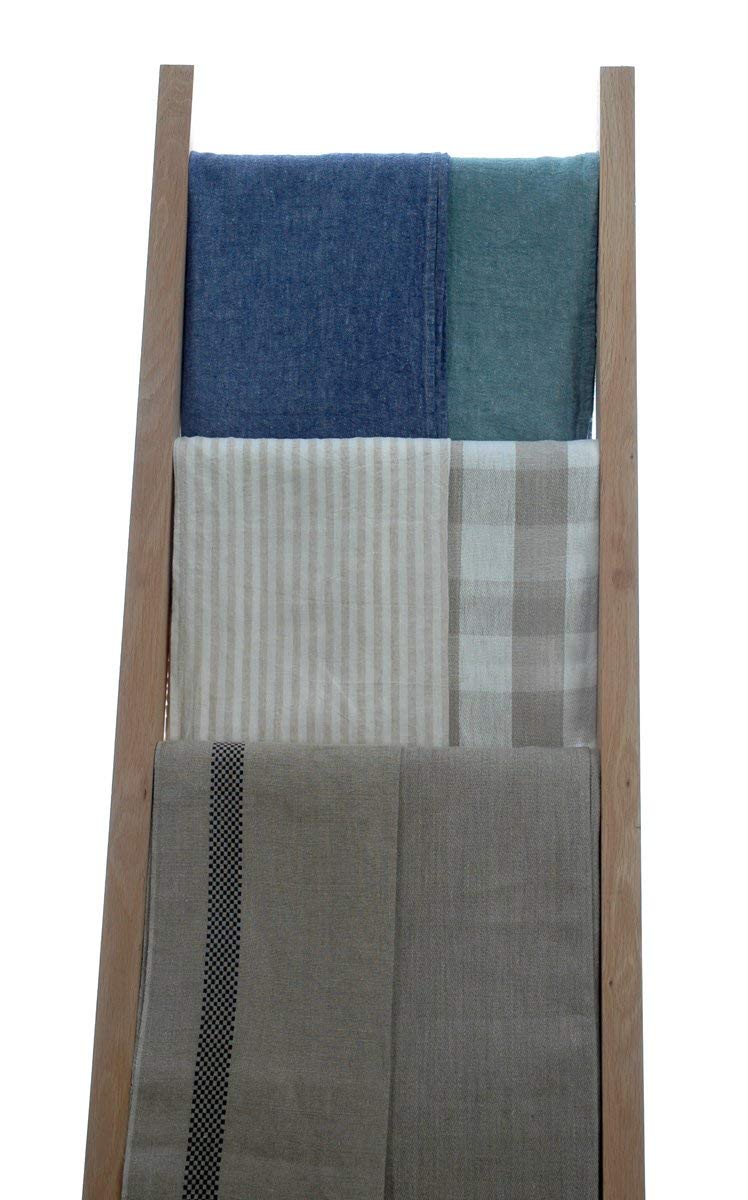Pure Linen Table Runners 50x150cm in Denim Blue or Green