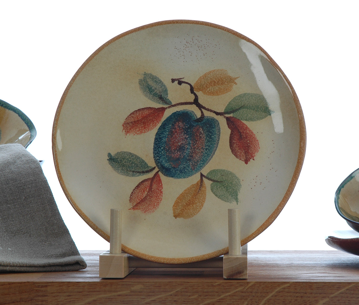 Modigliani Ceramic Tapas Plates Completely Handmade by Italian Artisans