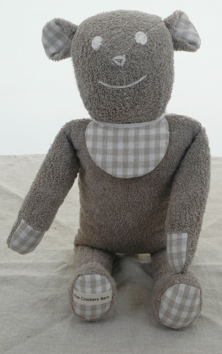 Beautifully Linen Teddy With a Back Opening For Storing Pajamas