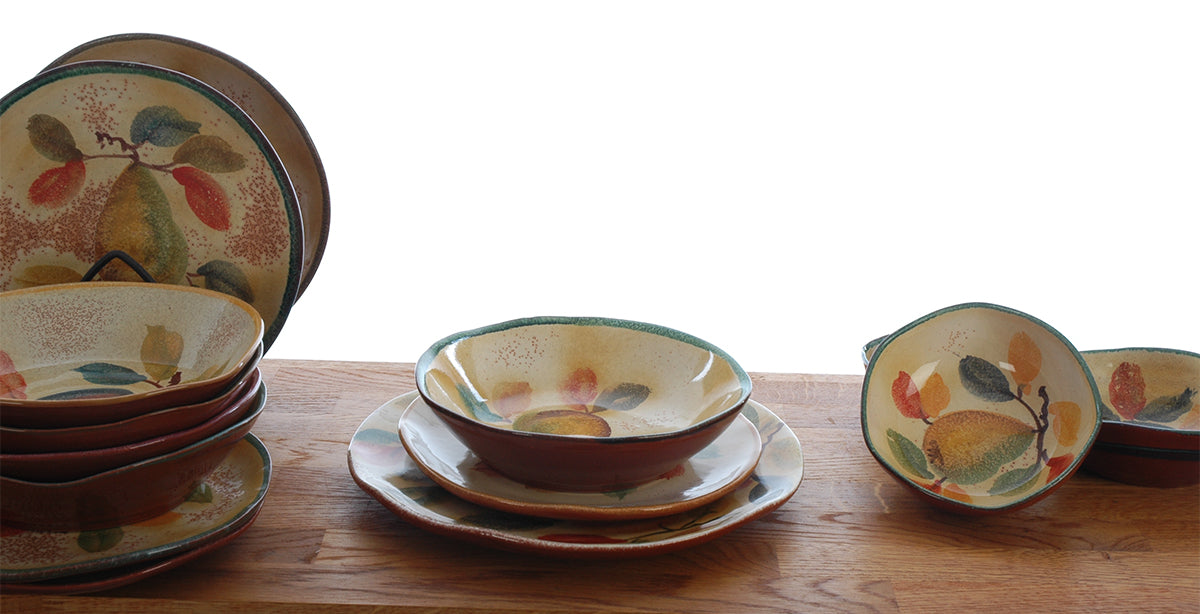 Modigliani Ceramic Tapas Plates Completely Handmade by Italian Artisans